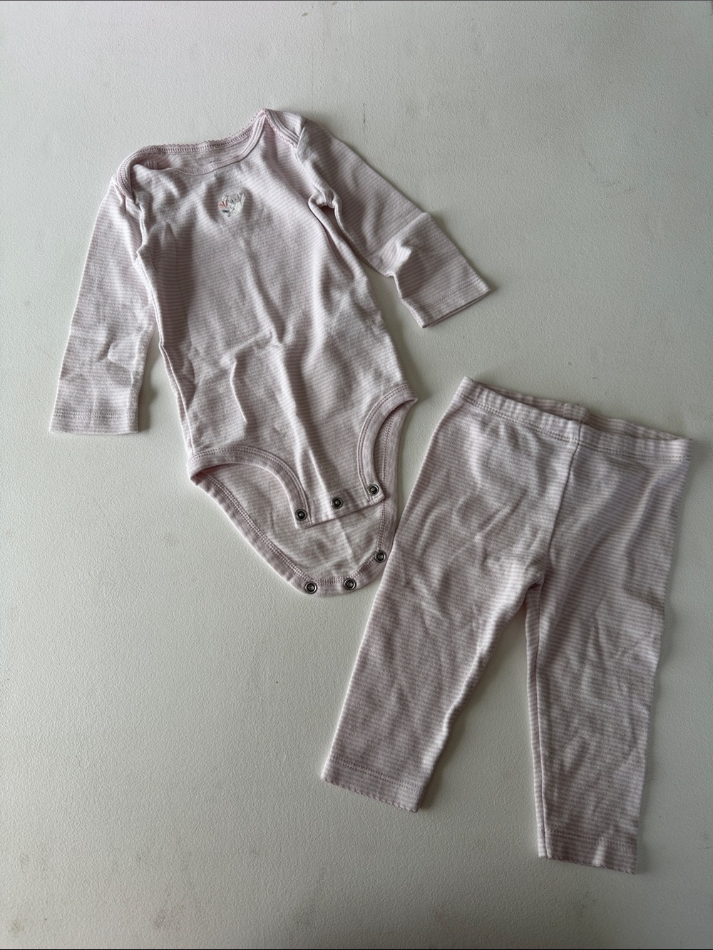 Carter's - Light Pink Long-Sleeve Baby set